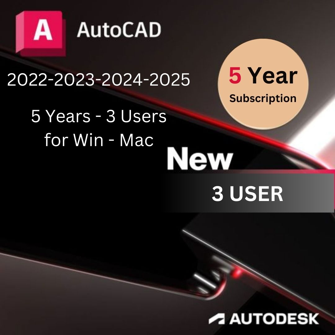 autocad 5 years subscription